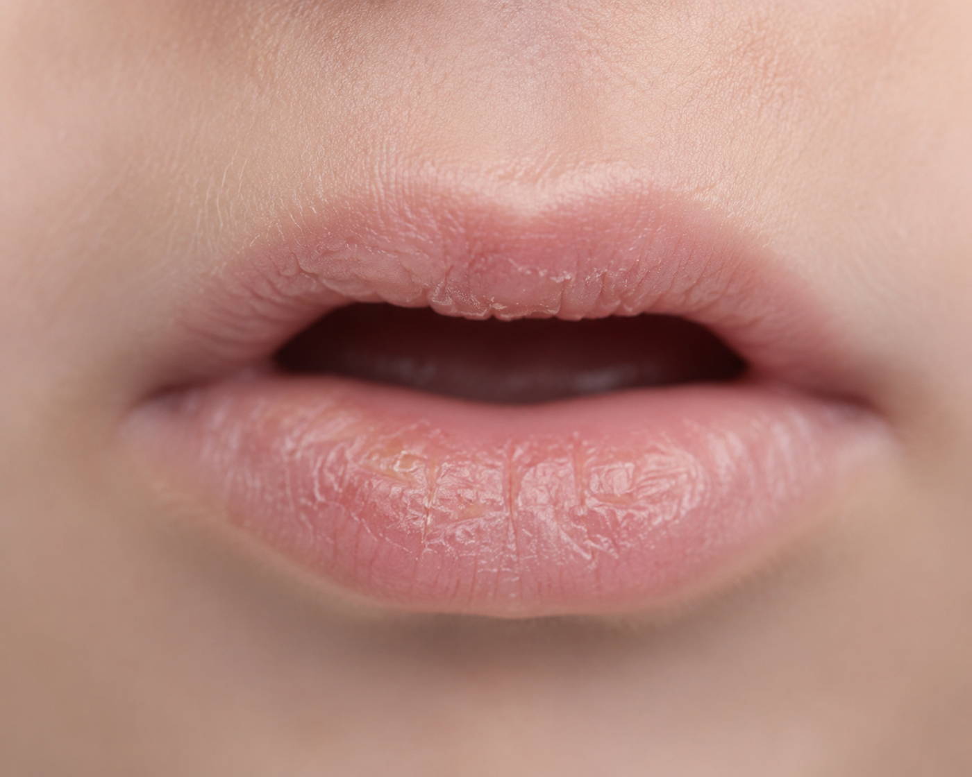 Dry lips — a sign of dehydration